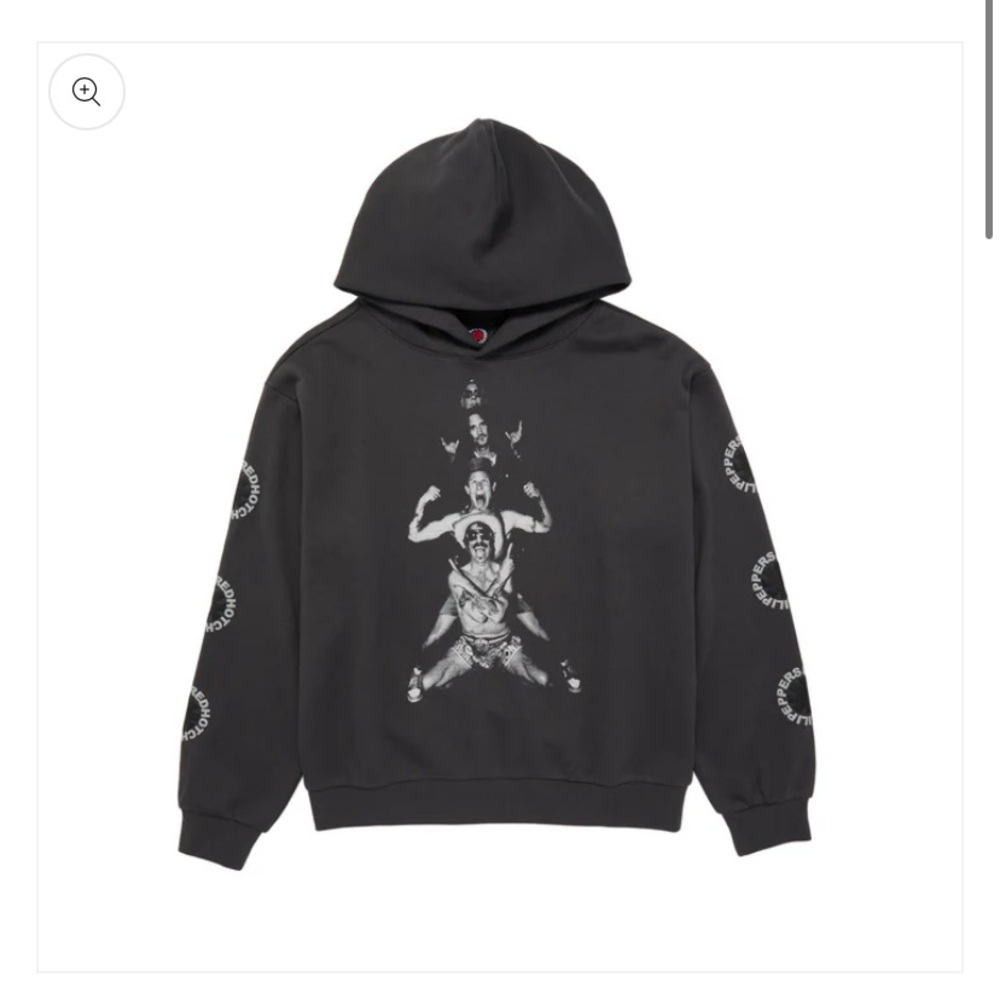 GREY BRAND NEW RED HOT CHILI PEPPERS HOODIE